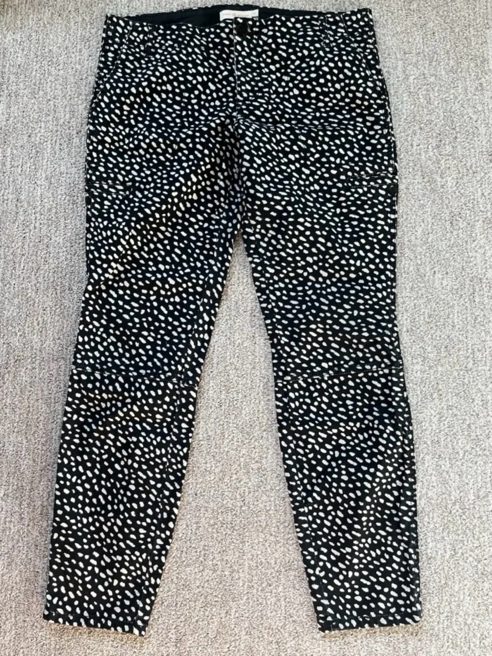 Tory Burch Pants Women’s 31 Black and White Walker Cargo EUC